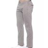 Mens Micro-Pattern Trousers with Zip and Buttons Closure 46 IT Men