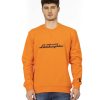 Front Print Logo Insert Crewneck Sweatshirt – S