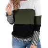 Azura Exchange Colorblock Stripes Top – 2XL