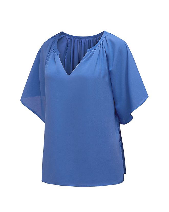 Azura Exchange Pleated Loose Blouse – S