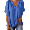 Azura Exchange Pleated Loose Blouse – S