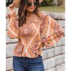 Azura Exchange Ruffled Smocked Off Shoulder Blouse – 2XL