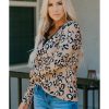 Azura Exchange Lace Trim V Neck Top – 2XL