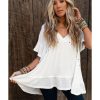 Azura Exchange Knit V Neck Studded Blouse – S