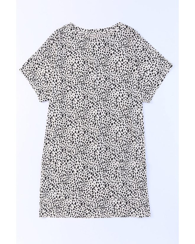 Azura Exchange Tunic Top with Print and Side Pockets – L