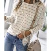 Azura Exchange Pocket Striped Long Sleeve Top – 2XL