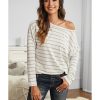 Azura Exchange Pocket Striped Long Sleeve Top – 2XL