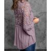 Azura Exchange Lace Button Top – 4XL