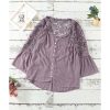 Azura Exchange Lace Button Top – 4XL