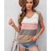 Azura Exchange Stripe Print Knitted V Neck Top – 2XL