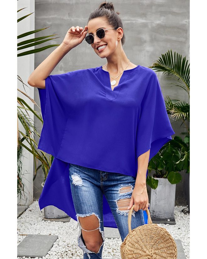 Azura Exchange High Low Kimono Top – L