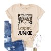 Azura Exchange LEOPARD JUNKIE Letter Heart Graphic Print T-Shirt – 2XL