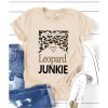 Azura Exchange LEOPARD JUNKIE Letter Heart Graphic Print T-Shirt – 2XL