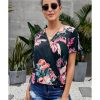 Azura Exchange Twist Floral Top – L