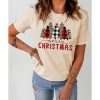 Azura Exchange Christmas Plaid Leopard Graphic Tee – 2XL