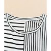 Azura Exchange Striped Print Chest Pocket T-Shirt – L