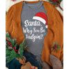 Azura Exchange Santa Hat Snowflake Tee – L