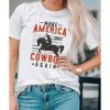 Azura Exchange Cowboy Graphic Print Crew Neck T-Shirt – L