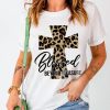 Azura Exchange Leopard Cross Graphic Print T-Shirt – L