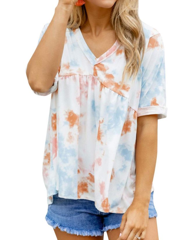 Azura Exchange Flowy Short Sleeve Top – M