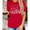 Azura Exchange Valentine Letter Print T Shirt – S