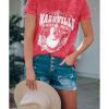 Azura Exchange Music City Graphic Mineral Washed Tee – S