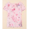 Azura Exchange Floral Print V Neck T-shirt – L