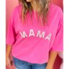 Azura Exchange MAMA Rhinestone Graphic T-Shirt – S