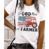 Azura Exchange Graphic Tee with a Farmer-inspired Design – L