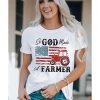 Azura Exchange Graphic Tee with a Farmer-inspired Design – L