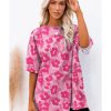 Azura Exchange Leopard Print Oversized T-Shirt – L