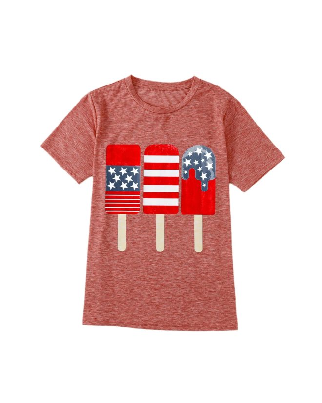 Azura Exchange Patriotic Popsicles Tee – L