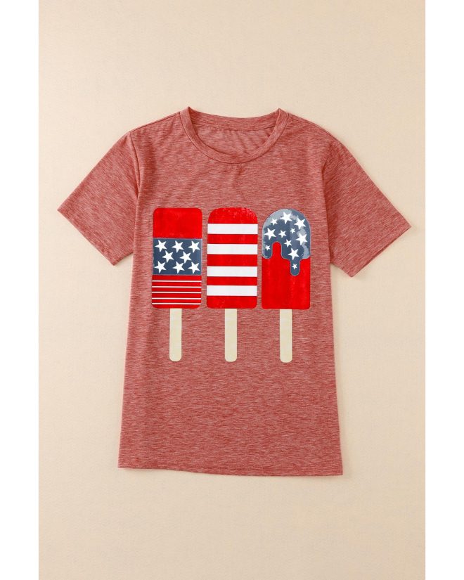 Azura Exchange Patriotic Popsicles Tee – L