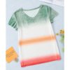 Azura Exchange Tie-dye V Neck T-shirt – S