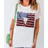 Azura Exchange American Flag Graphic Tee – L