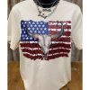 Azura Exchange American Flag Graphic Tee – L