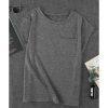 Azura Exchange Pocketed Tee with Side Slits – 2XL