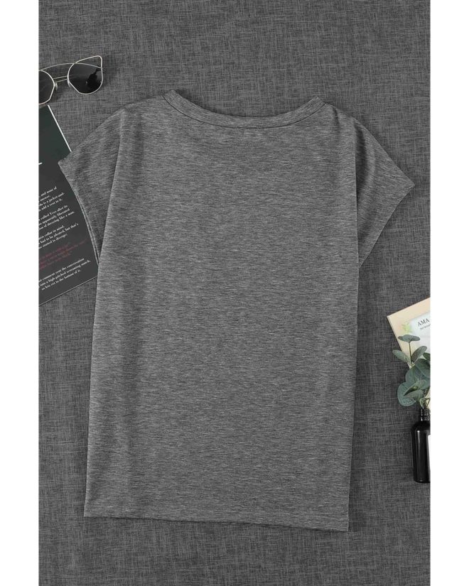 Azura Exchange Pocketed Tee with Side Slits – 2XL