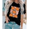 Azura Exchange Pumpkin Flower Square Graphic Tee – 2XL