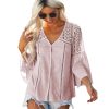 Azura Exchange Crochet Blouse – 2XL