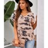 Azura Exchange V Neck Tie-dye T-shirt – 2XL