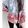 Azura Exchange Bishop Sleeve Tie Dye Sweatshirt – S