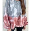 Azura Exchange Bishop Sleeve Tie Dye Sweatshirt – S