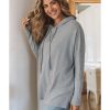 Azura Exchange Relaxed Drawstring Hooded Sweater – L