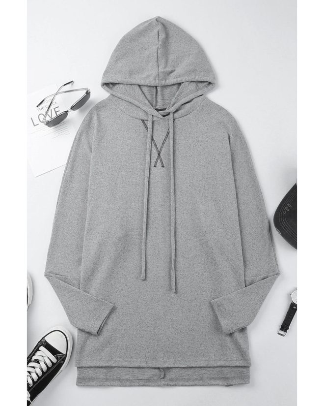 Azura Exchange Relaxed Drawstring Hooded Sweater – L