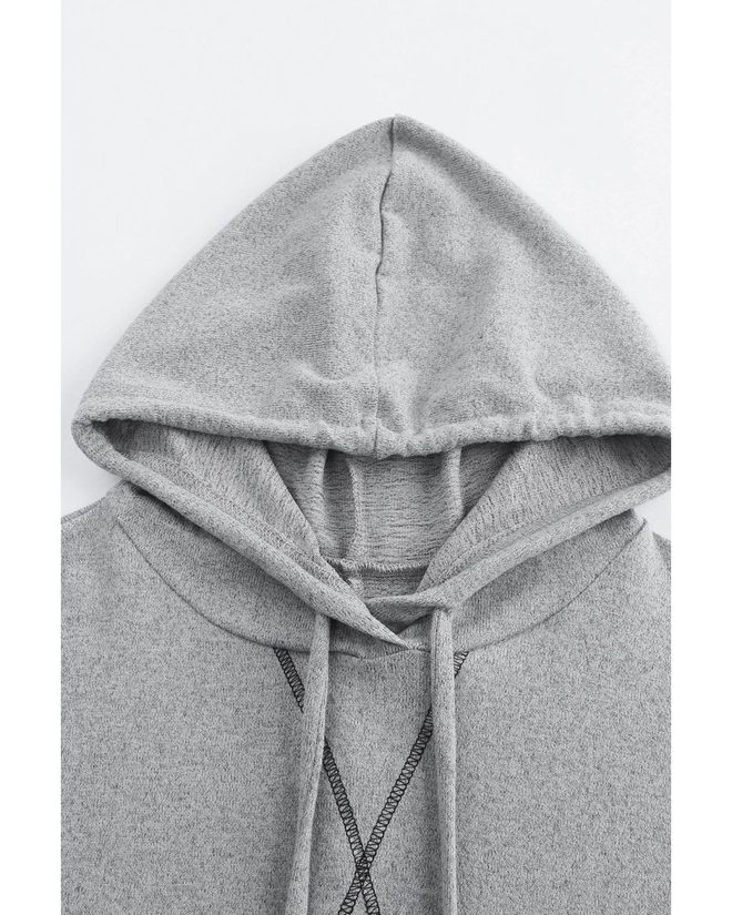 Azura Exchange Relaxed Drawstring Hooded Sweater – L