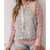 Azura Exchange Leopard Hooded Sweatshirt – L