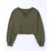 Azura Exchange Cropped Drop Shoulder Sweatshirt – 2XL