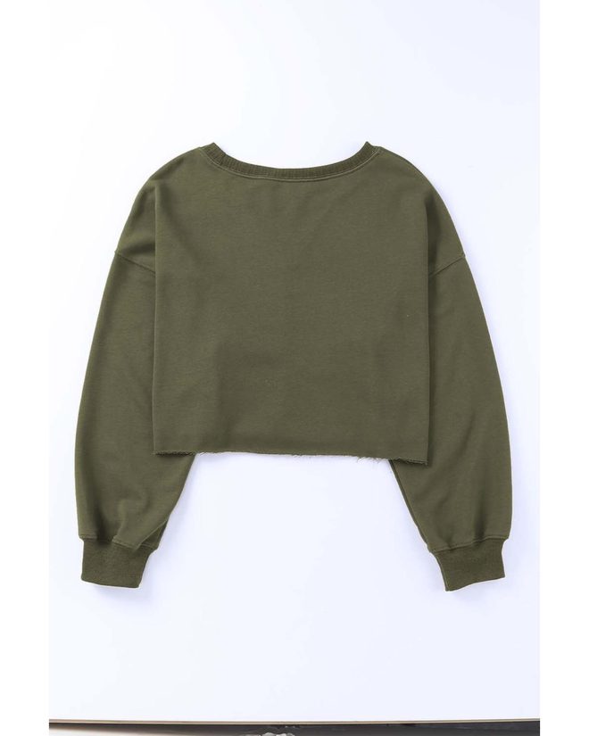 Azura Exchange Cropped Drop Shoulder Sweatshirt – 2XL