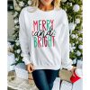 Azura Exchange Merry and Bright Long Sleeve Graphic Sweatshirt – 2XL